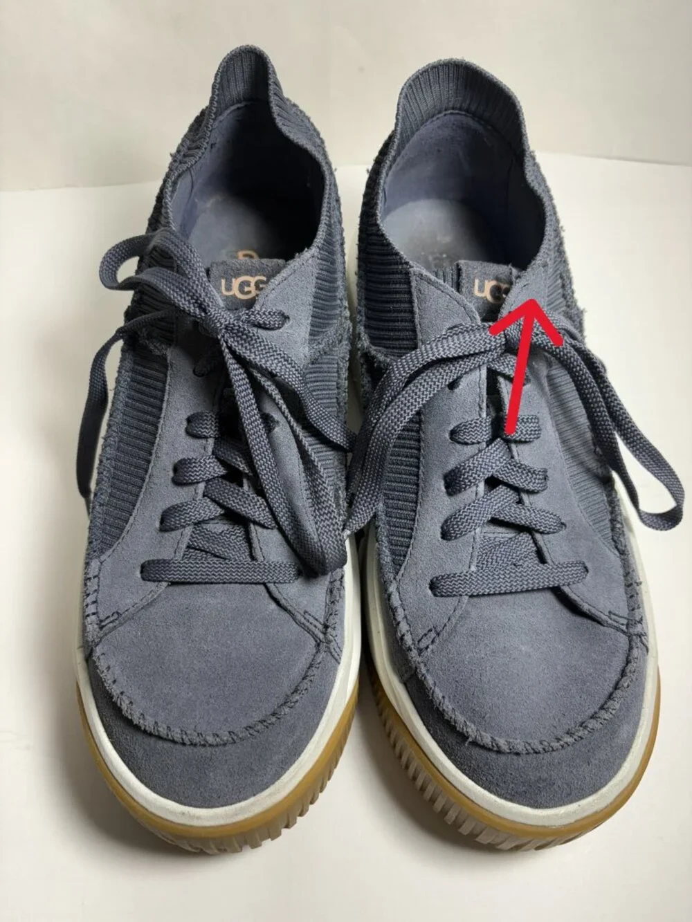 Ugg EZ Duzzit Platform Sneaker – Blue – Size 8.5 - Picture 10 of 16
